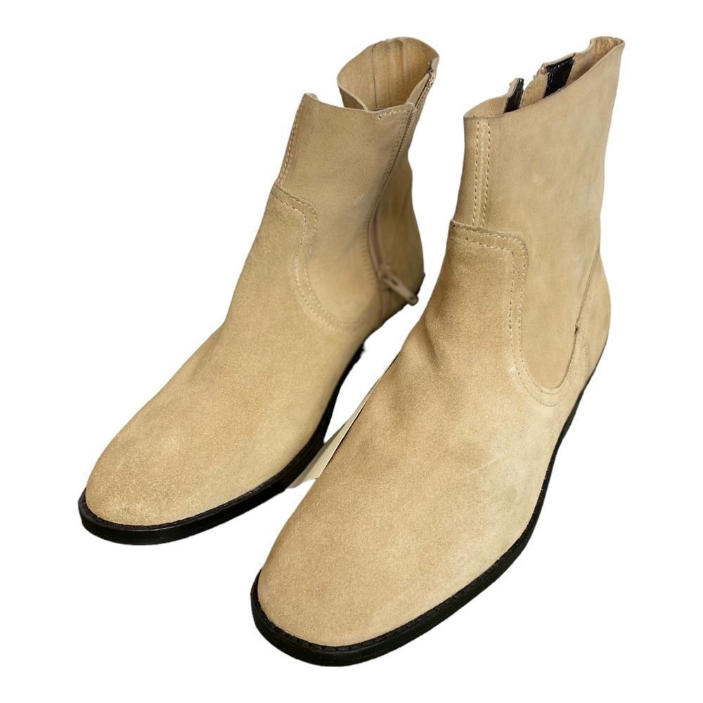 #97 FIND Suede Buff Ankle Booties